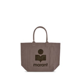 Isabel Marant Bicolor Cotton Shoulder Bag